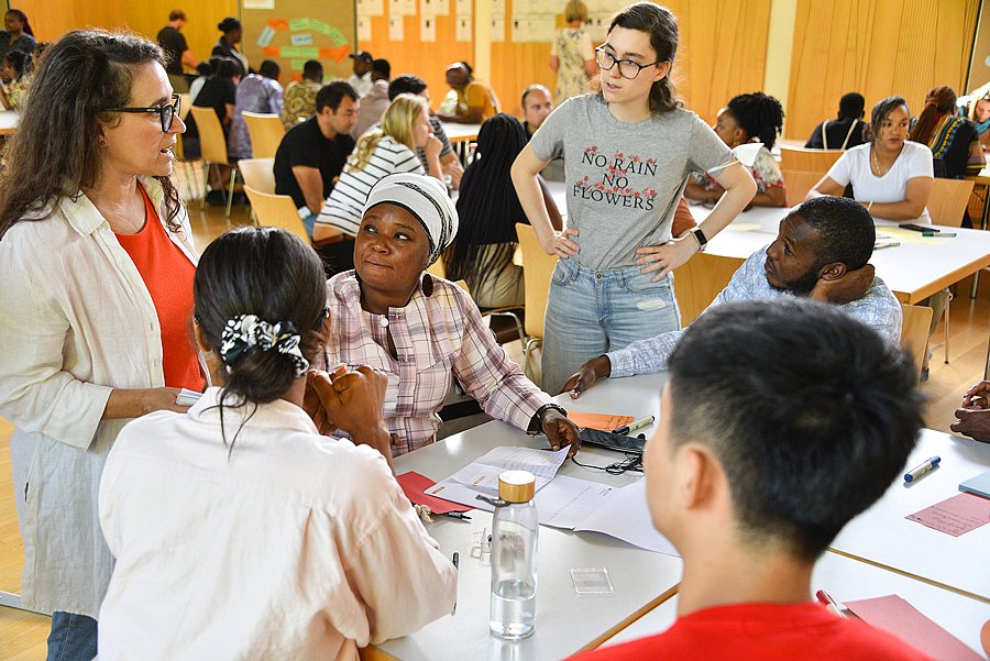 Group work at table