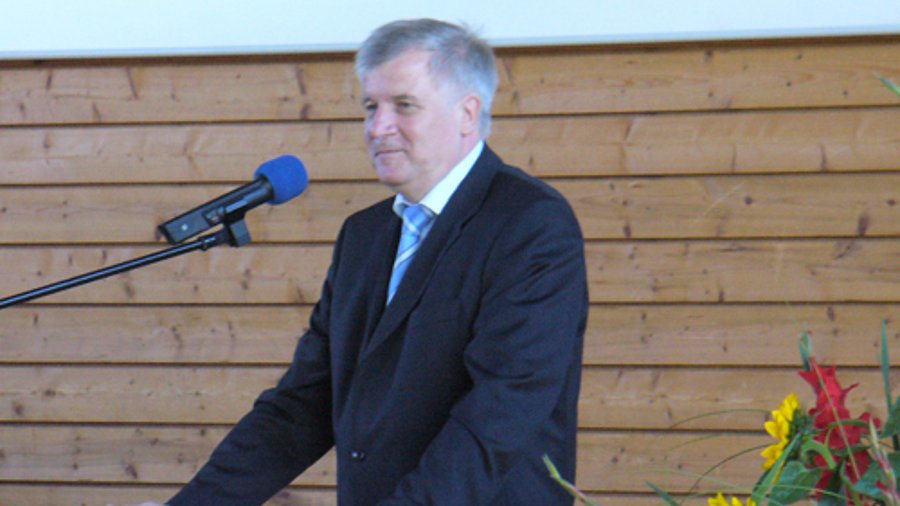 Bundesminister für Ernährung, Landwirtschaft und Verbraucherschutz Horst Seehofer